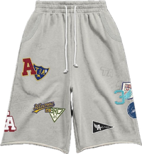 3/4 Patchwork Shorts